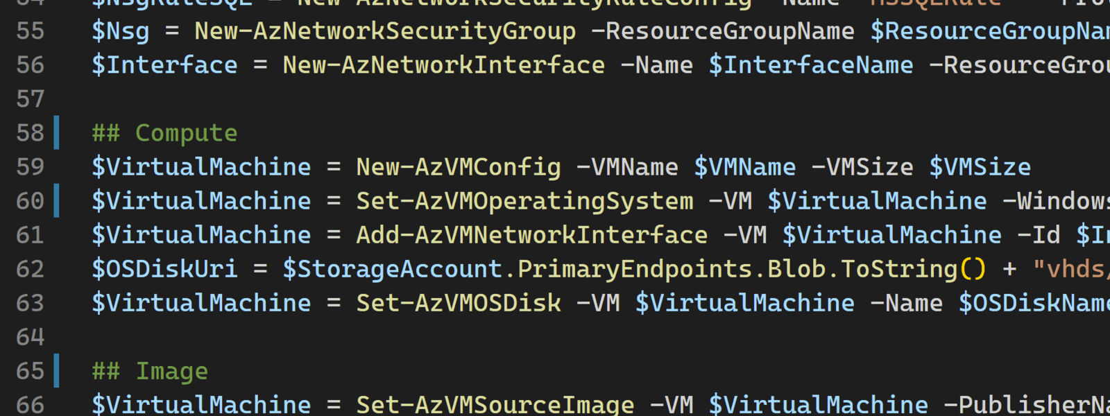 Deploy Azure Sql Server Vm With PoSh